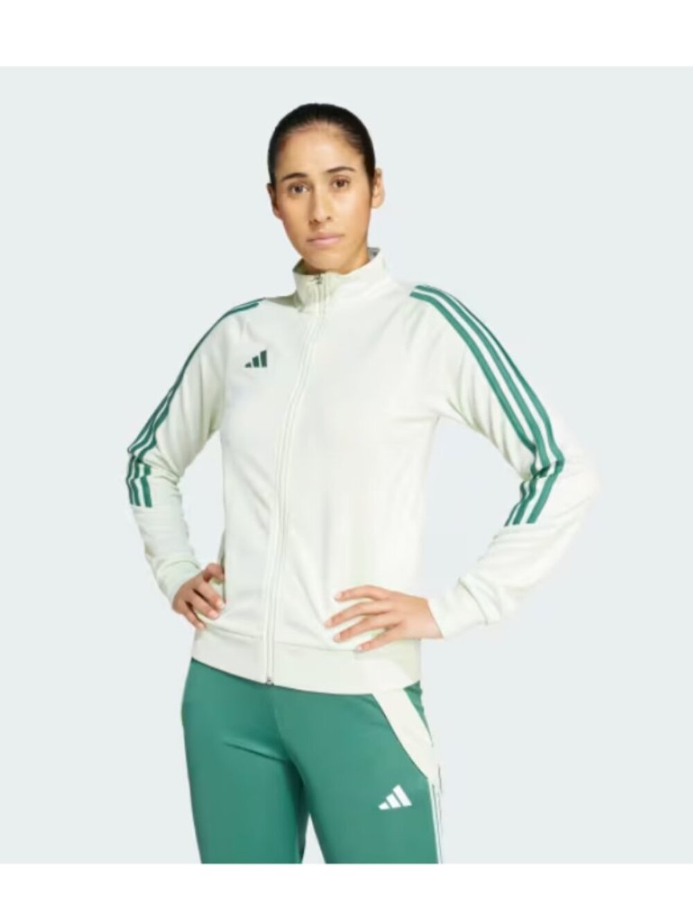 Adidas Tiro 24 Training Jacket [XS] - Green Mist / Tech Forest